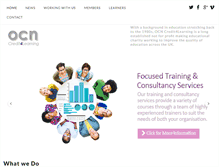 Tablet Screenshot of ocncredit4learning.com